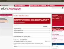 Tablet Screenshot of instrucziun.educa.ch