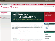 Tablet Screenshot of boursesdetudes.educa.ch
