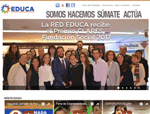 Tablet Screenshot of educa.org.mx