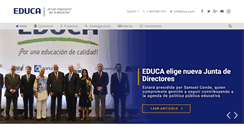 Desktop Screenshot of educa.org.do